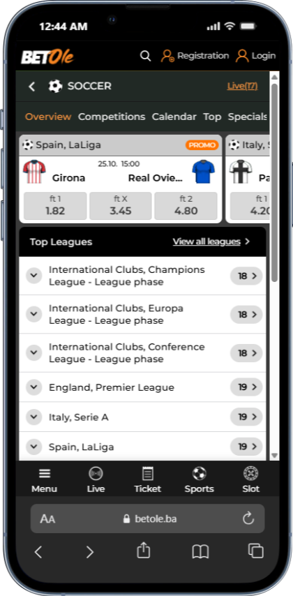 Betole Sportsko klađenje